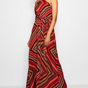 Multi colored Halter Maxi